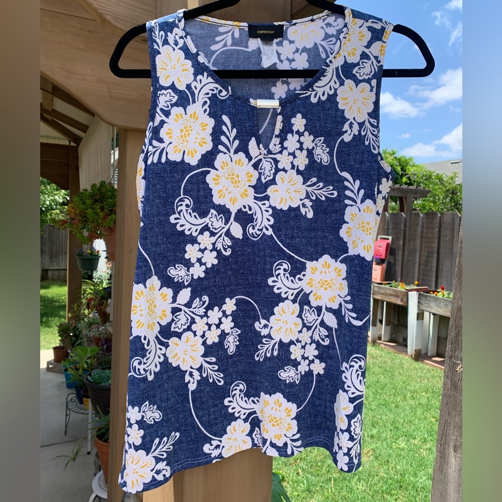 ESPRESSO Floral tank top